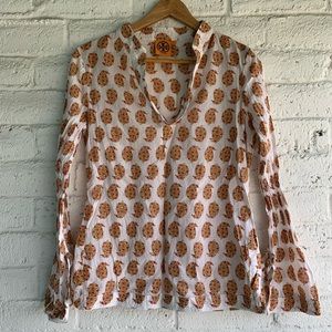 Tory Burch | Sequin Floral Tori Tunic Top